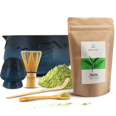 Conjunto de preparação de chá Matcha