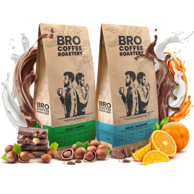 Conjuto de Bro Coffee Roastery Brazil Guaxupe + Brazil Samba 2x1kg (2kg)
