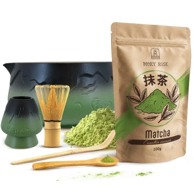 Conjunto de preparação de chá Matcha