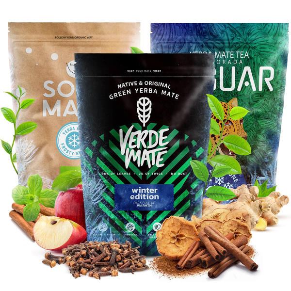 Conjunto de inverno de Erva Mate 3x500g 1,5kg