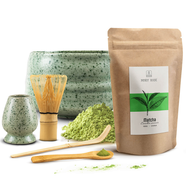 Conjunto de preparação de chá Matcha