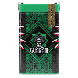 Yerbera – Lata metálica + Guarani Premium 0,5 kg