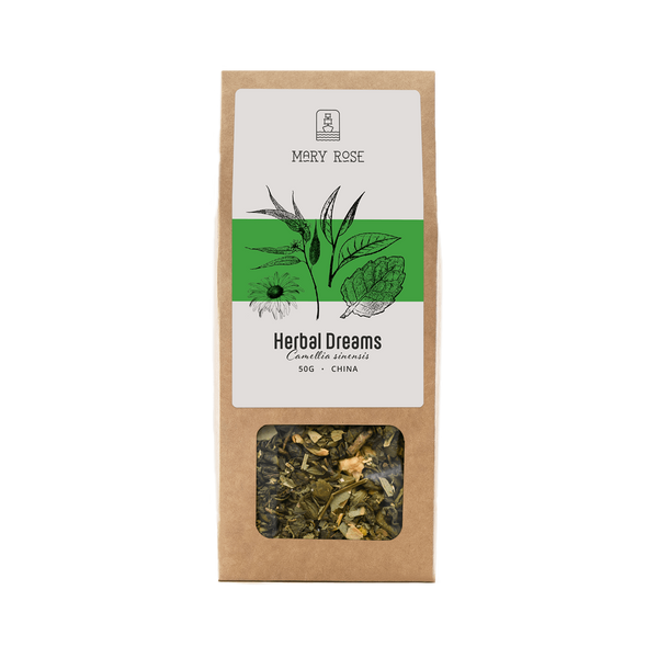 Mary Rose - Chá Verde Herbal Dreams - 50g