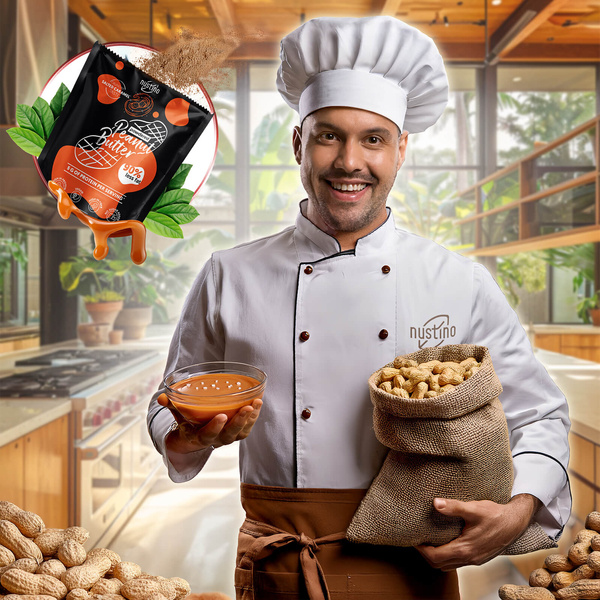 Nustino – Manteiga de amendoim em pó – Salted Caramel (sem adição de açúcar) 400 g