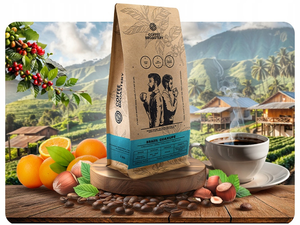 Bro Coffee Roastery - Café em grão inteiro Brazil Guaxupe Premium 400g