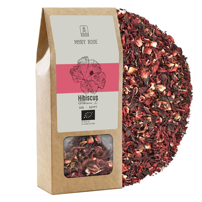 Mary Rose - Hibiscus biológico (pétalas de flores) 50g