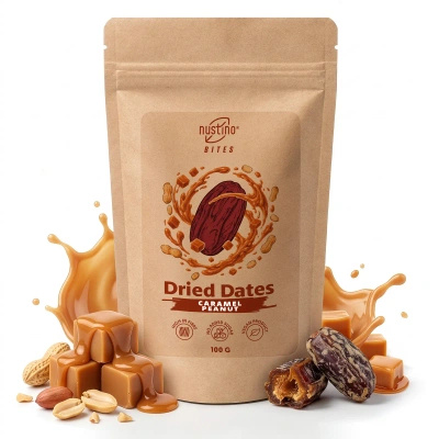 Nustino Bites – Tâmaras Secas – Caramel Peanut 100 g
