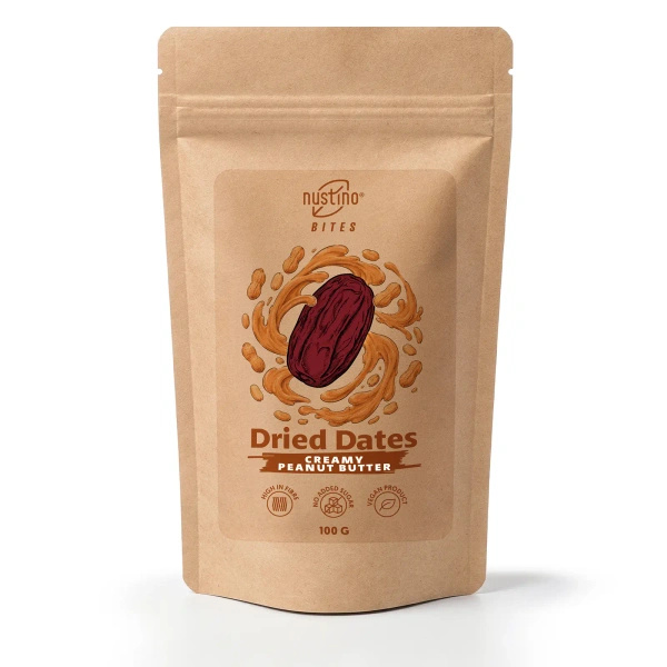 Nustino Bites – Tâmaras Secas – Creamy Peanut Butter 100 g