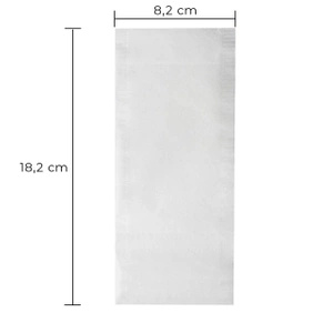 Filtros de chá de papel - tamanho L (100 unidades)