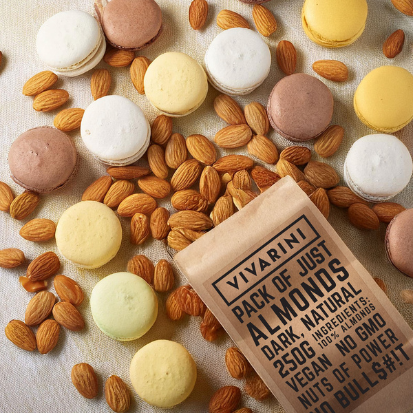 Vivarini - Amêndoas Naturais (escuras) 250g