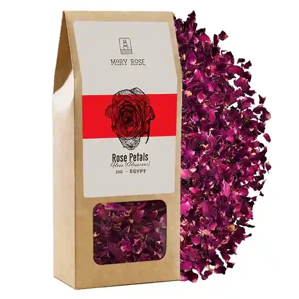 Mary Rose - Rosa Vermelha 20g - flor de rosa (pétalas)