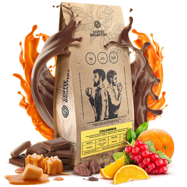 Bro Coffee Roastery - Café em grão inteiro Colombia Medellin Premium 1kg