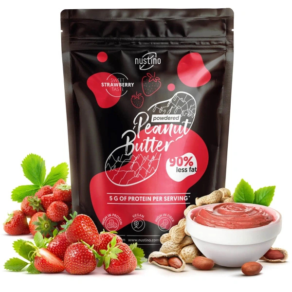Pack de Manteiga de Amendoim em Pó Nustino 2x400g