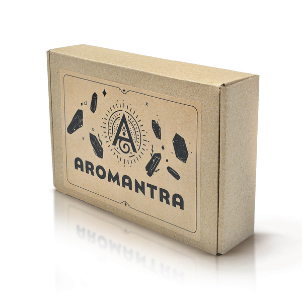 Conjunto de pedras naturais e cristais - esoterismo, yoga, meditação