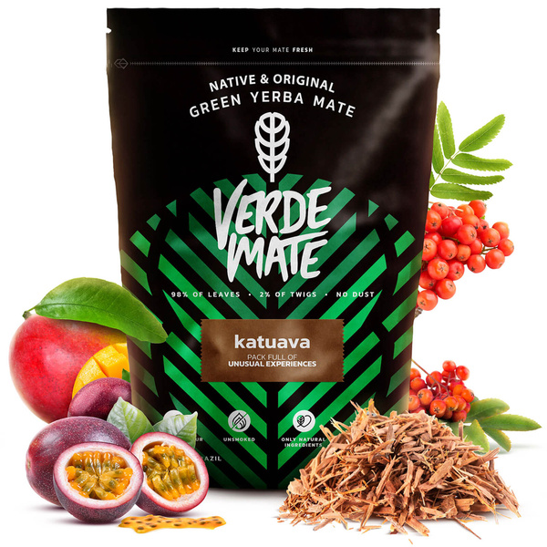 2 x Yerba mate Verde Katuava Temperamento + 2 x Accessories SET