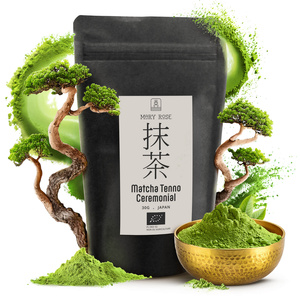Conjunto de 3 chás matcha biológicos do Japão: cerimonial + premium + culinário
