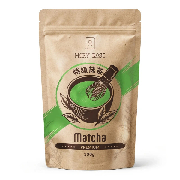 Kit presente para Matcha Latte colorido: Matcha + White Matcha + acessórios