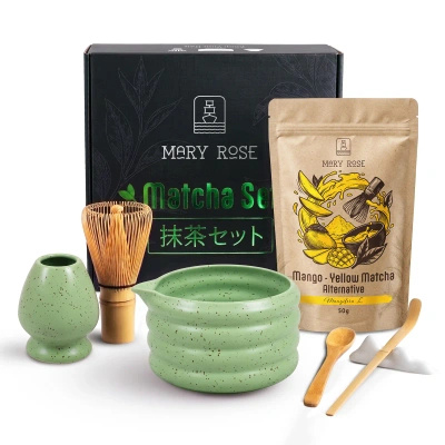Kit presente para preparar Yellow Matcha