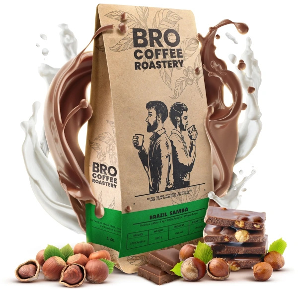 Conjuto de Bro Coffee Roastery Brazil Guaxupe + Brazil Samba 2x1kg (2kg)