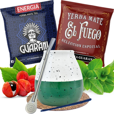 Conjuto de Erva Mate 100g Calabaza + Bombilla