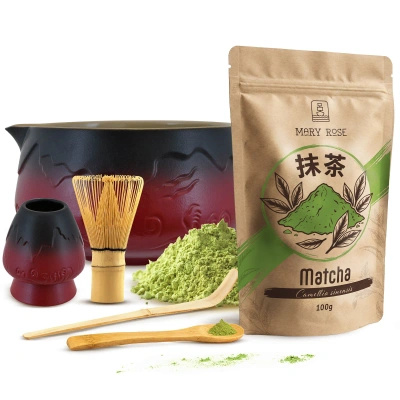 Conjunto de preparação de chá Matcha