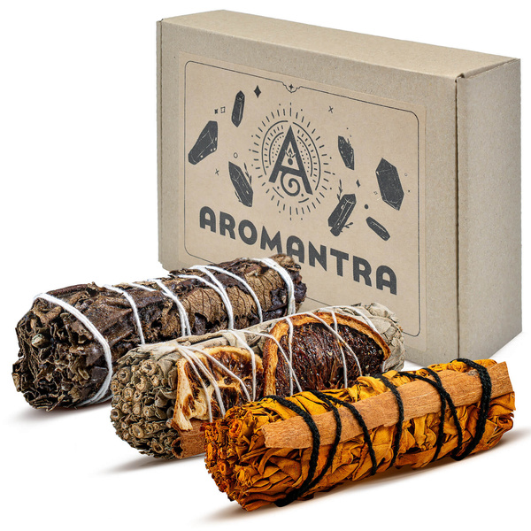 Conjunto de presente: sálvia branca – 3 variedades