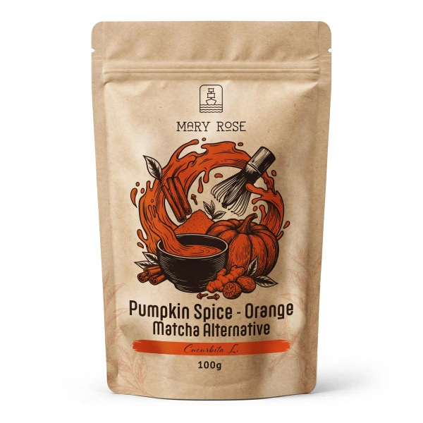 Mary Rose – Orange Matcha Alternative – Pumpkin Spice (em pó) 100 g