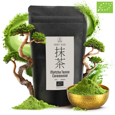 Mary Rose – Chá verde Matcha Tenno japonês (BIO) Cerimonial 50 g