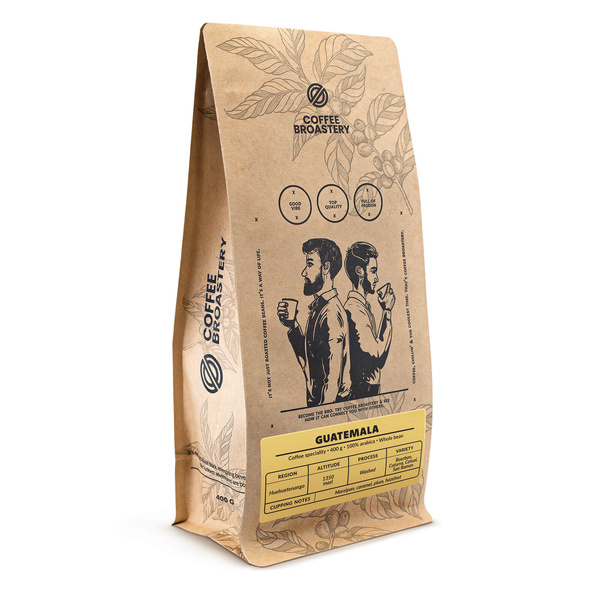 Bro Coffee Roastery - Café em grão inteiro Guatemala Peña Roja Speciality 400 g