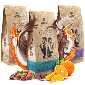 Conjuto de Bro Coffee Roastery Costa Rica San Rafael + Nicaragua Colibrí Azul + Brazil Guaxupe 3x1kg (3kg)
