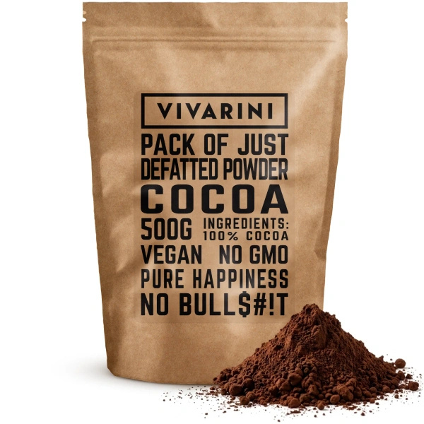 Vivarini – Cacau alcalinizado escuro (pó) 0,5 kg