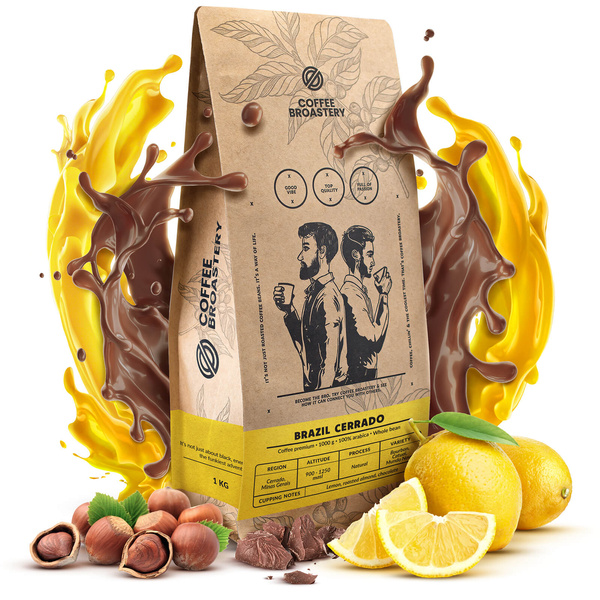 Conjunto presente Bro Coffee Roastery: café Brazil Cerrado + caramelos de leite com sabor a café + caneca