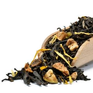 Conjunto-presente de chás de folhas Mary Rose: sabores variados 6x50g