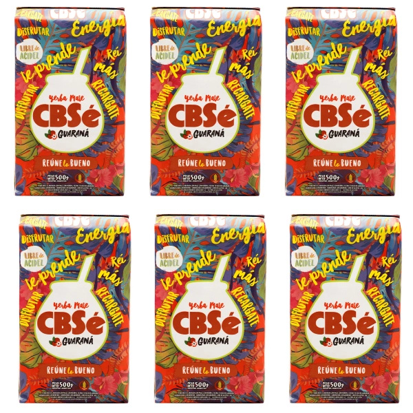 Erva Mate CBSe Energia com Guaraná 6x500g (3kg)