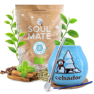 Erva Mate conjunto de inverno de inicial Soul Mate Frosty 500g