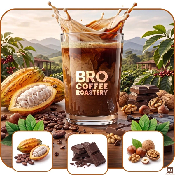 Bro Coffee Roastery – Café em grão inteiro Crema Tango 400 g
