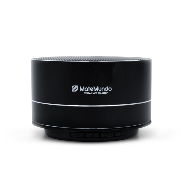 Altifalante com o logótipo MateMundo