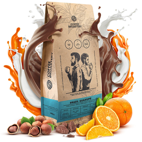 Bro Coffee Roastery - Café em grão inteiro Brazil Guaxupe Premium 400g