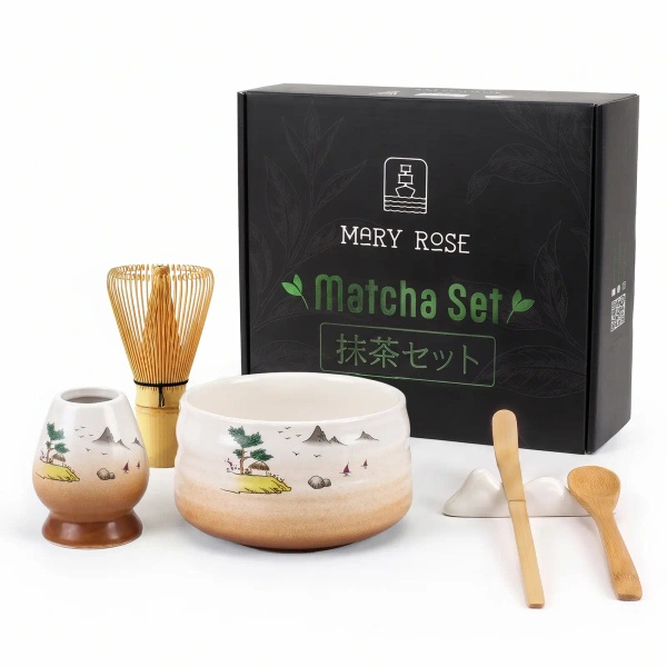 Conjunto de oferta: acessórios para preparar chá matcha