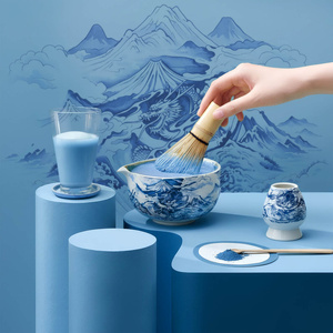 Conjunto de preparação de chá Matcha