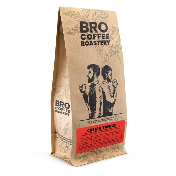 Bro Coffee Roastery – Café em grão inteiro Crema Tango 1 kg