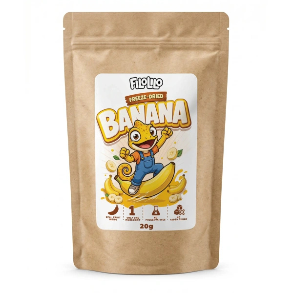 FiloLilo – Bananas liofilizadas (rodelas) 20 g