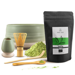 Conjunto PREMIUM para preparar chá matcha: matcha BIO japonesa 30g + acessórios