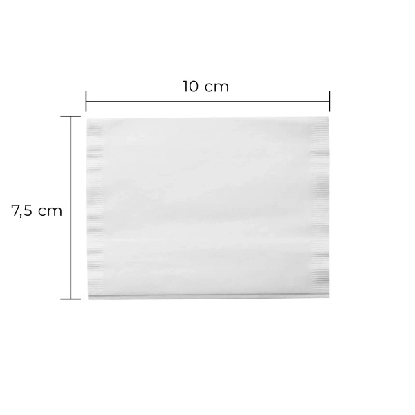 Filtros de chá de papel (100 unidades) com pauzinho