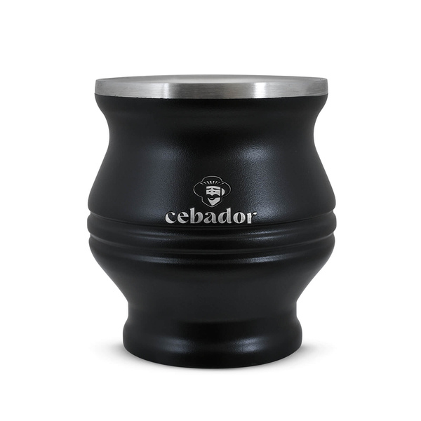 TermoColador – copo térmico para yerba mate – 190 ml (preto)