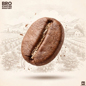 Bro Coffee Roastery – Café em grão inteiro Pure Crema 1 kg