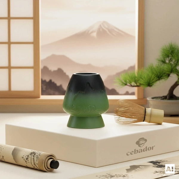 Conjunto de preparação de chá Matcha