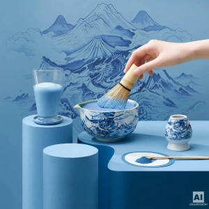 Conjunto de preparação de chá Matcha