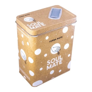 Yerbera – Lata metálica + Soul Mate Orgánica Menta Limon 0,5 kg