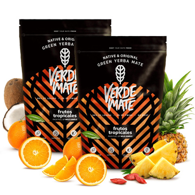 Yerba Verde Mate Green Frutos Tropical Fruit 1kg